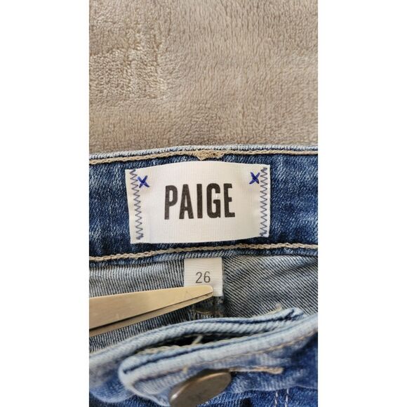 Paige Hoxton Crop Denim Jeans - Picture 3 of 4
